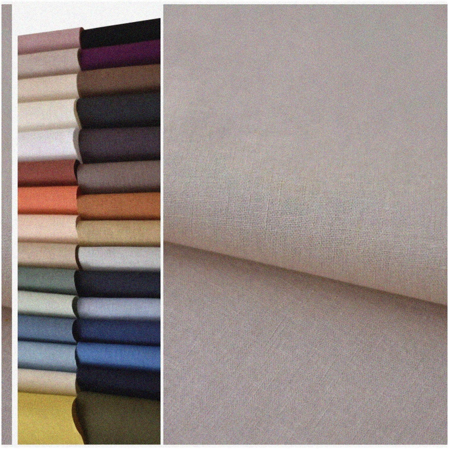EcoLuxe 11-Count Linen Blend Solid Bio Wash Fabric 3yds
