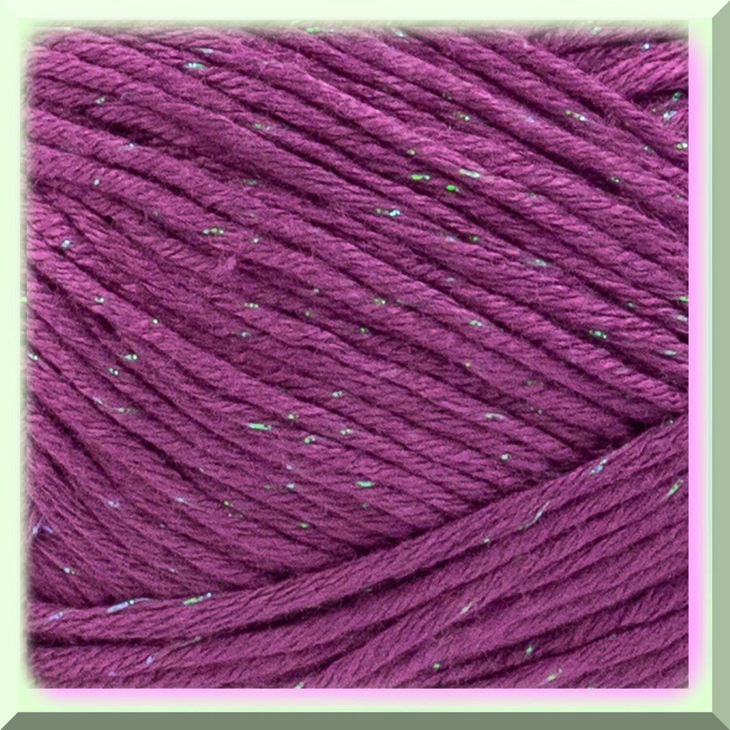 Plumshine Truboo Sparkle Yarn 3 oz 195 yards
