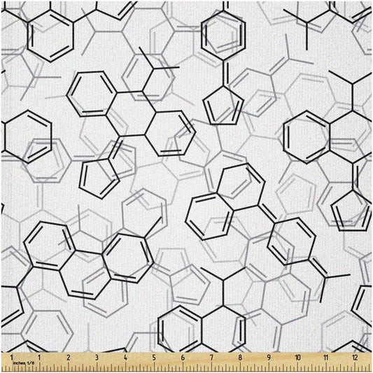 Monochrome Microstructure Stretch Fabric 3 Yards Black & White