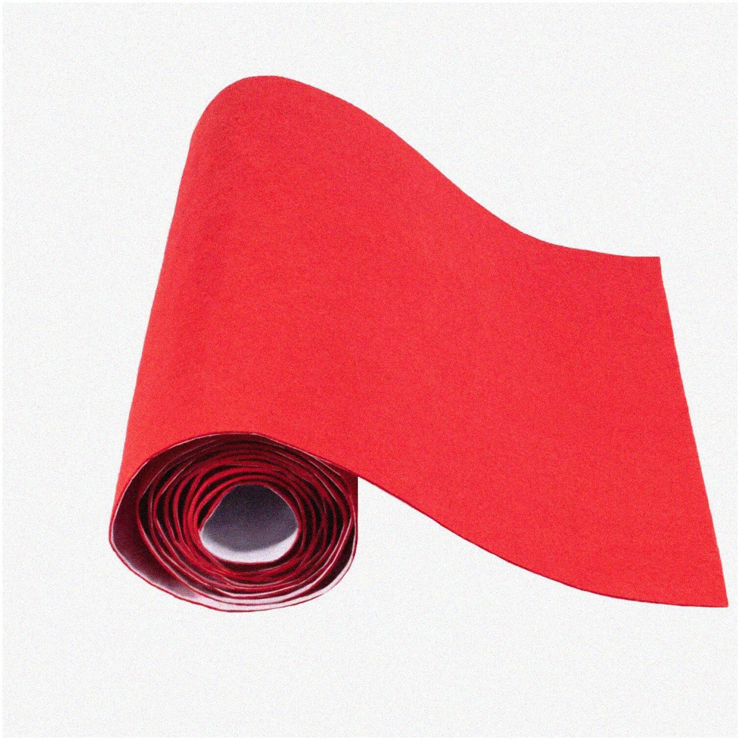 Red Felt Fabric Sheet 15.7x78.7 inches 1mm Thick
