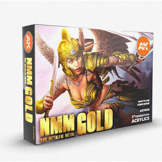 Gold NMM Model Paint Set with Brushes and Tools