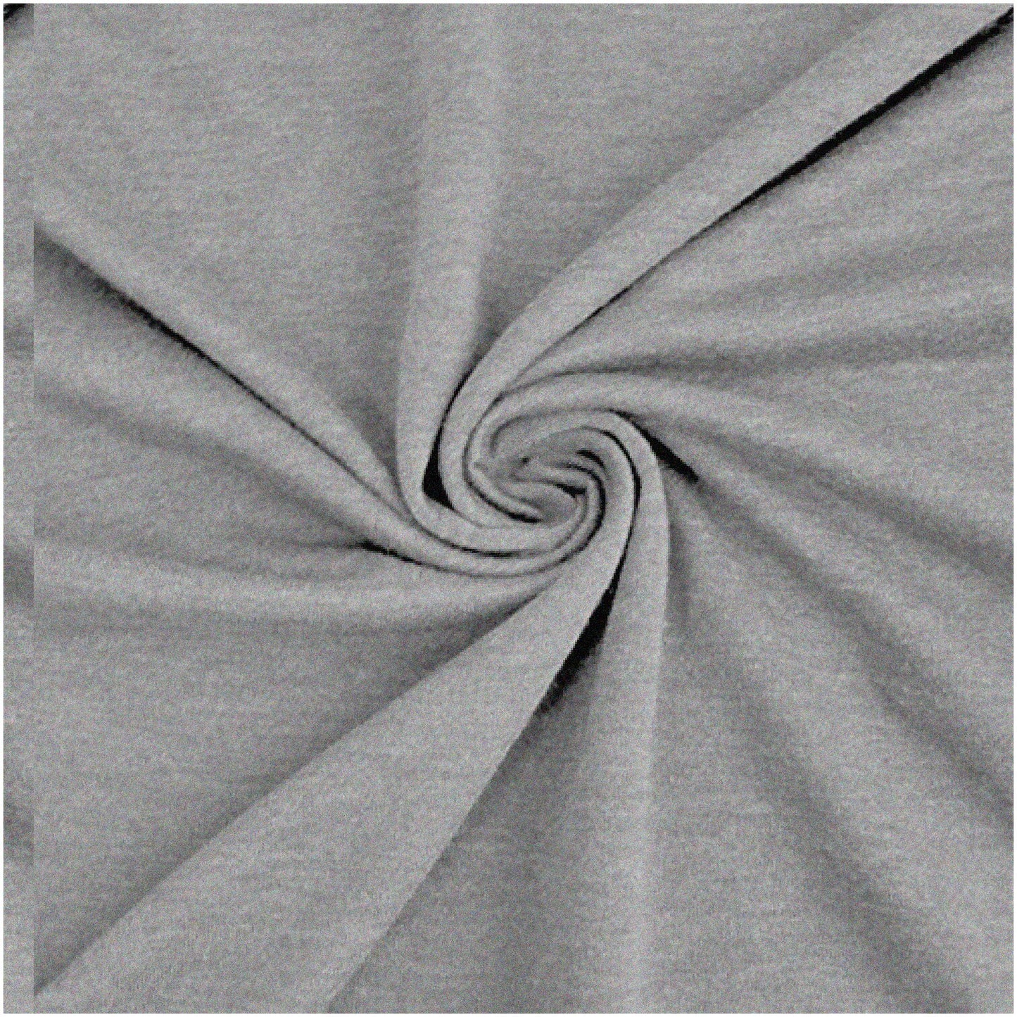 CozyCotton French Terry Fabric 2 Yards Heather Grey