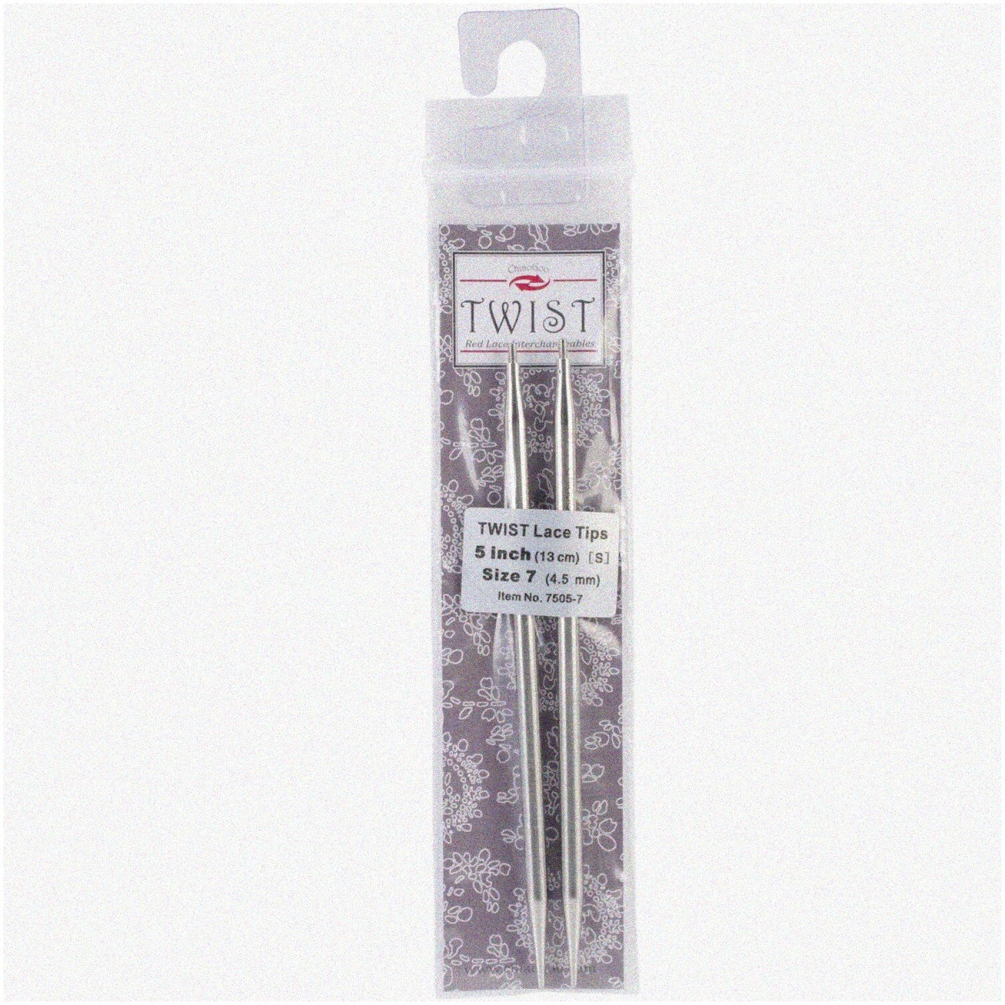 Crimson Twist Lace 5" Interchangeable Tips Size 7/4.5mm