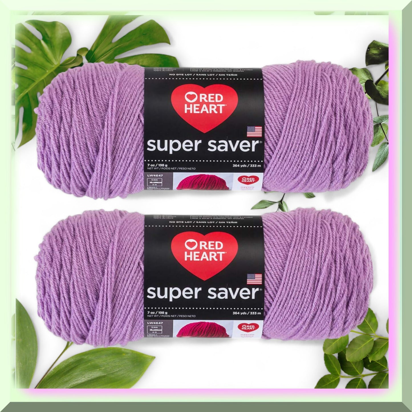 Orchid Bliss Double Delight 2-Pack Yarn 7 oz