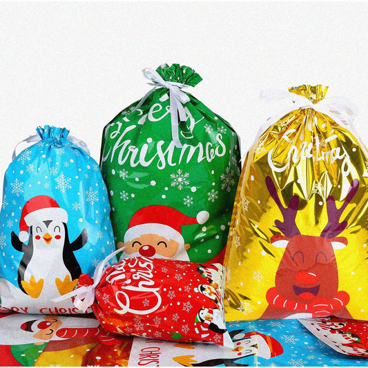 30PCS Assorted Christmas Gift Bags Jumbo Size