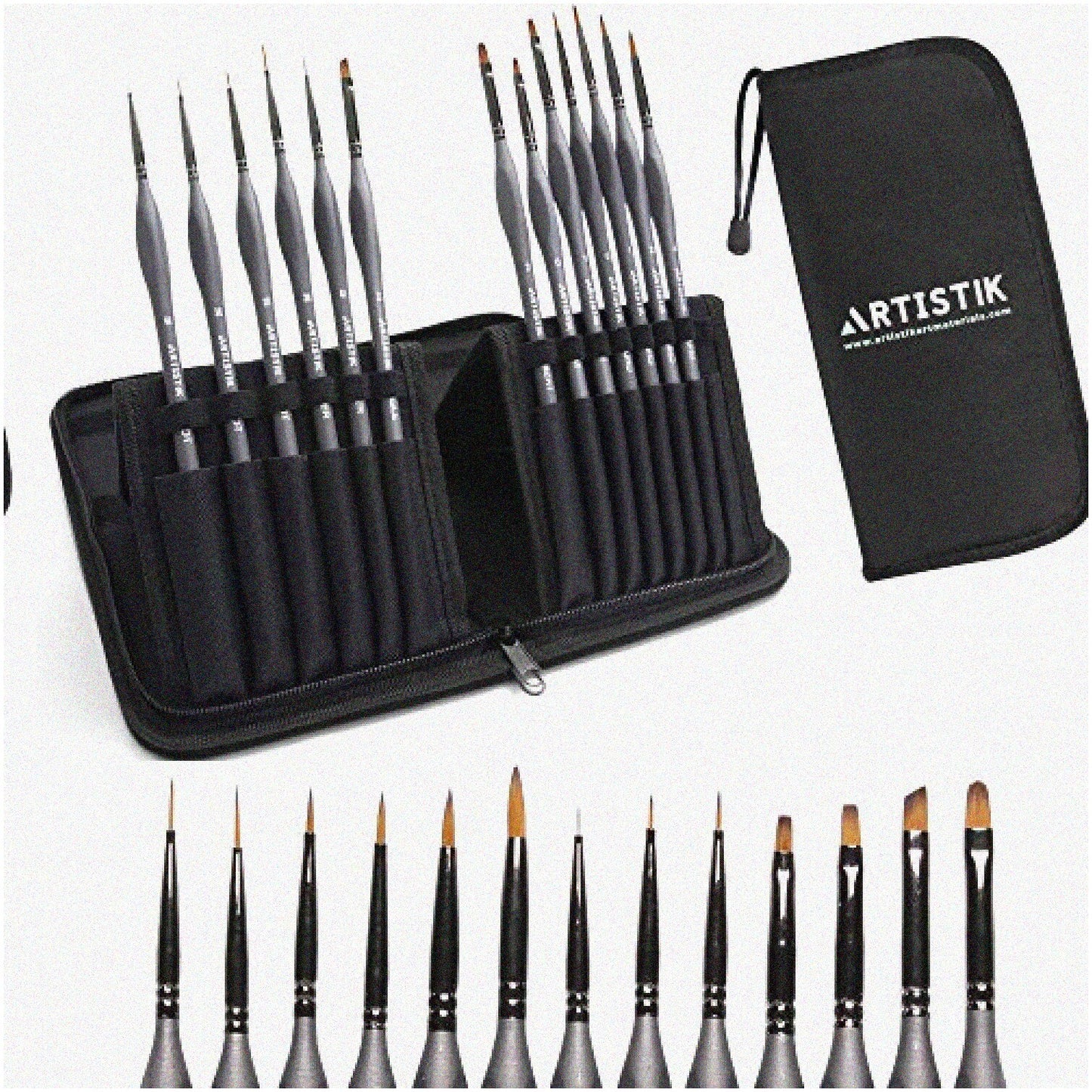 Miniature Painting Kit 13-Piece Fine Detail Brushes