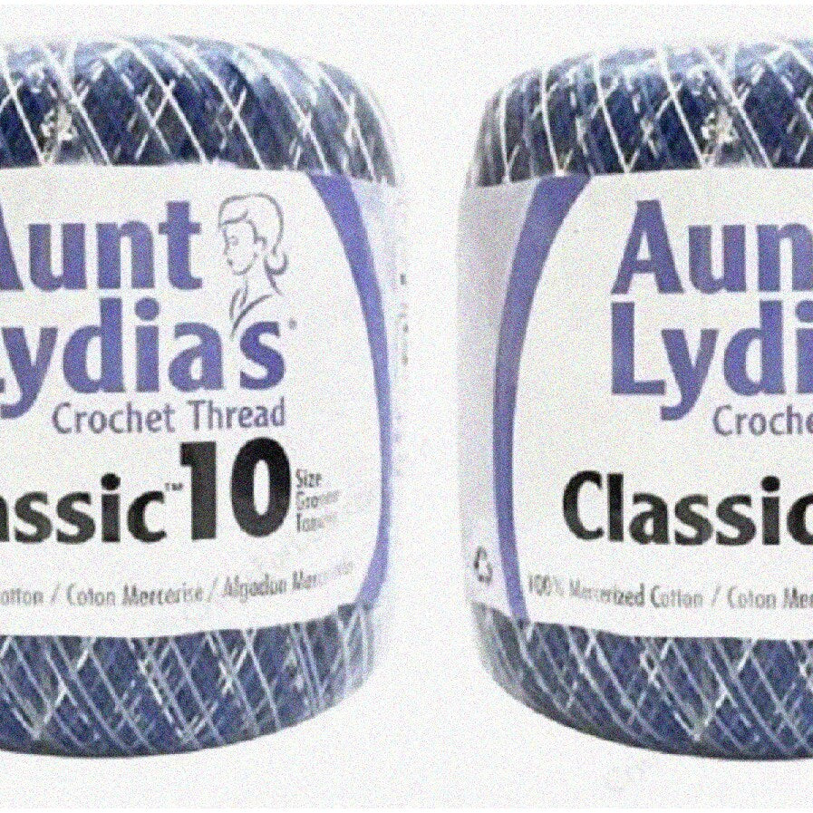 Blueberry Breeze Crochet Thread Variegated Size 10 2-Pack
