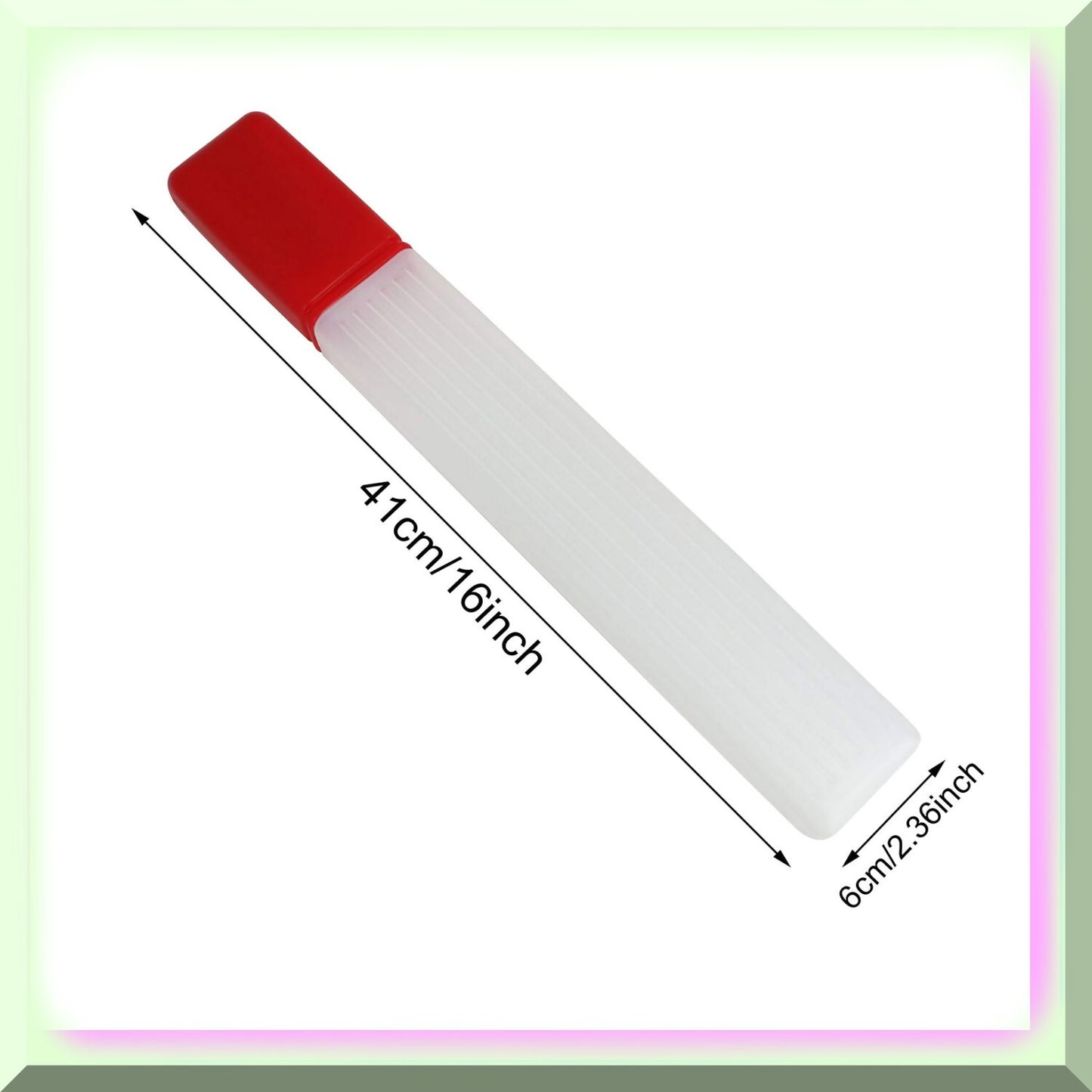 Vibrant Plastic Needle Storage Tubes Red Yellow 41cm