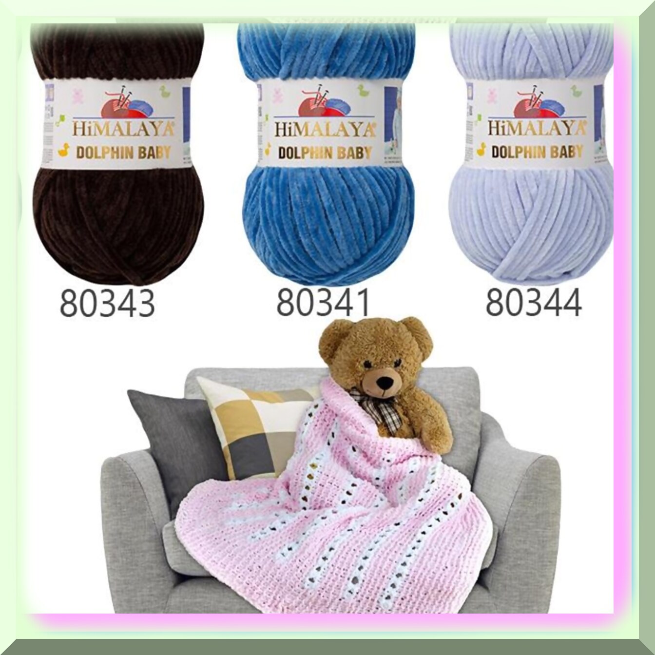 Velvet Baby Bliss 2 Pack Super Bulky Yarn 100g