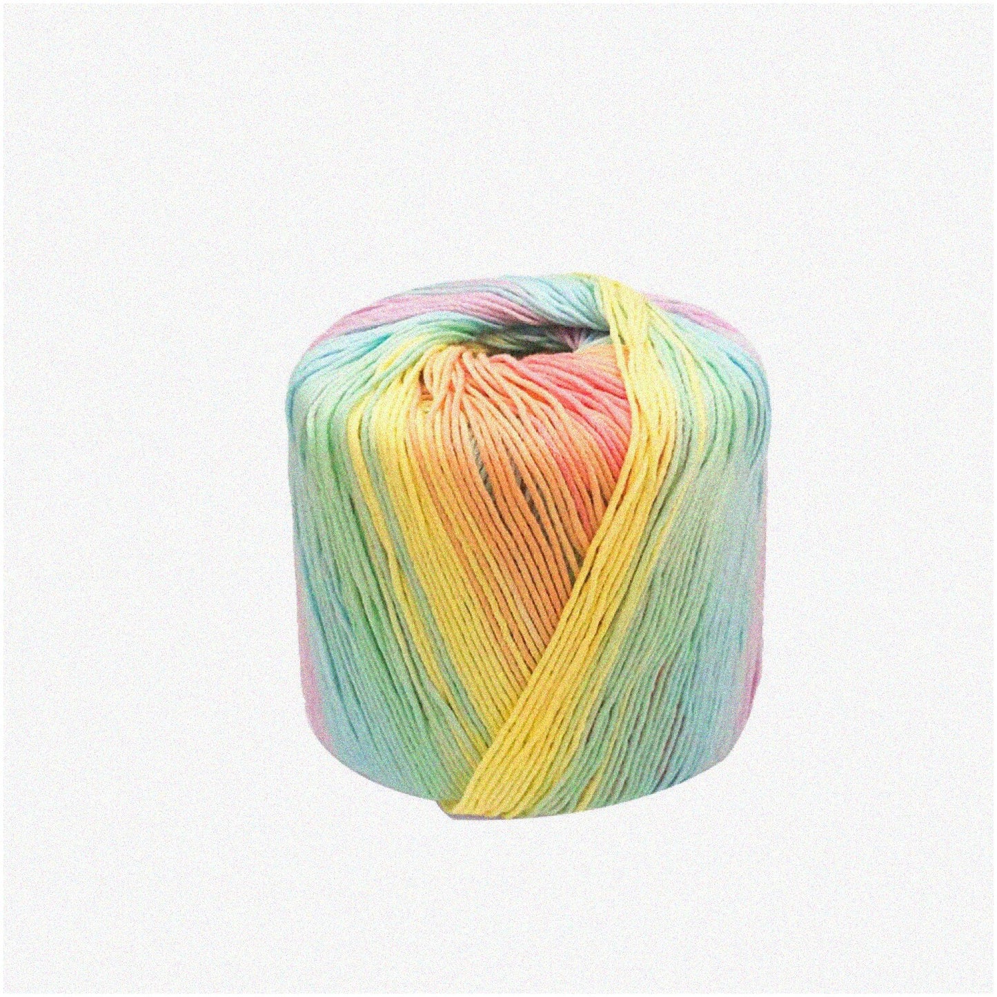 Rainbow Gradient Cotton Yarn 133M