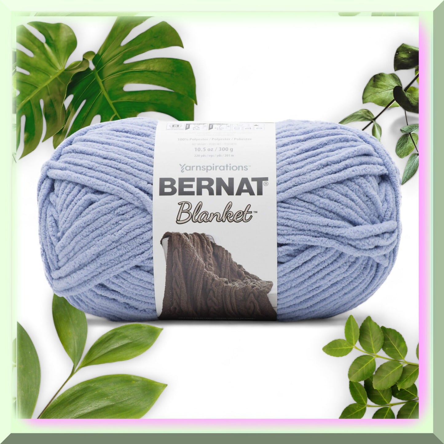 CozyCloud Smokey Blue Blanket Yarn 10.5 oz