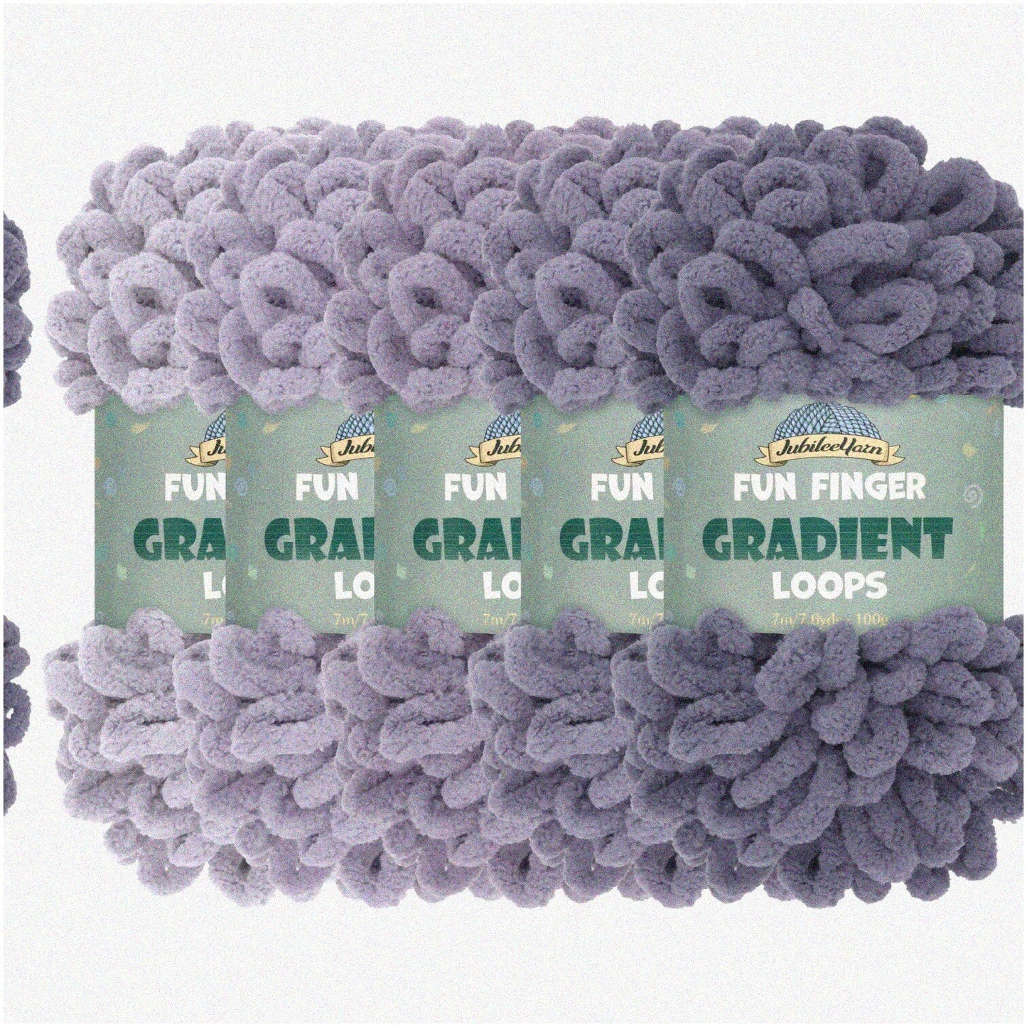 Rainbow Rhapsody Jumbo Yarn Pack 5 Skeins Gradient Loops 100g