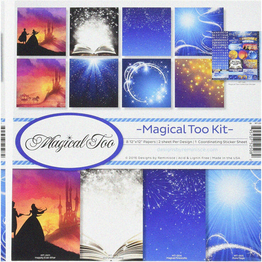 Mystical Tool Set with 8 Papers and Sticker