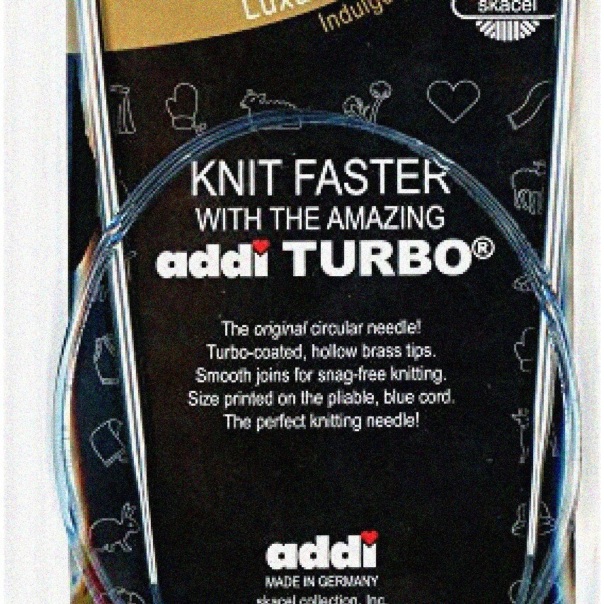 Blue Cord Turbo Circular Knitting Needle 12 inch 3.5mm