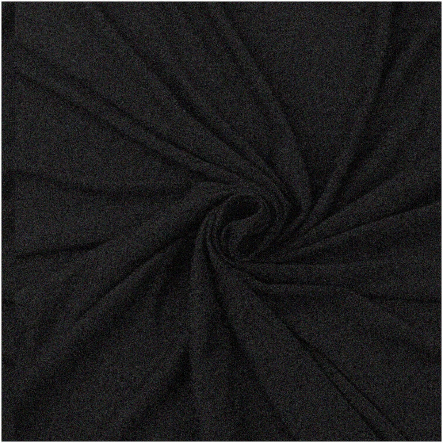 Cotton Spandex Knit Fabric 58/60" Black 2 Yards