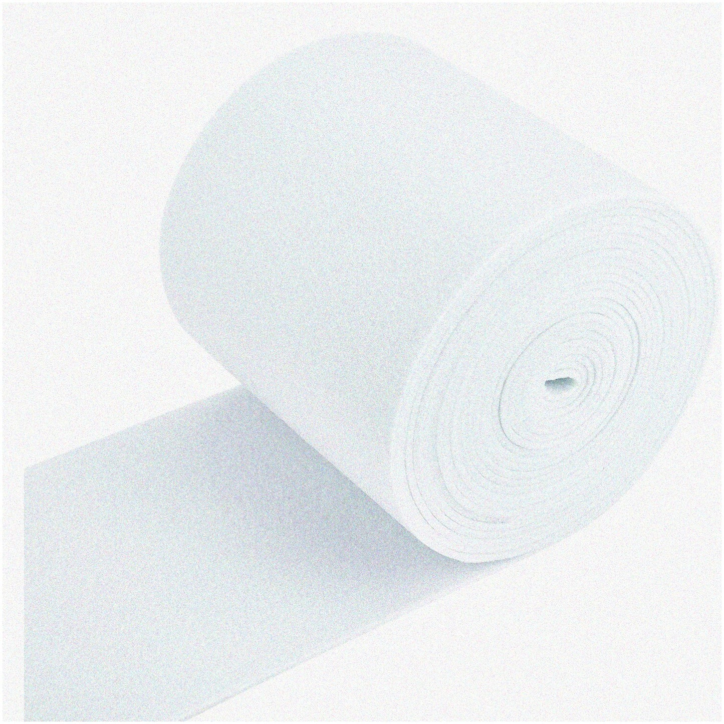 White Felt Roll 19.7ft x 5.5in 3mm Thick