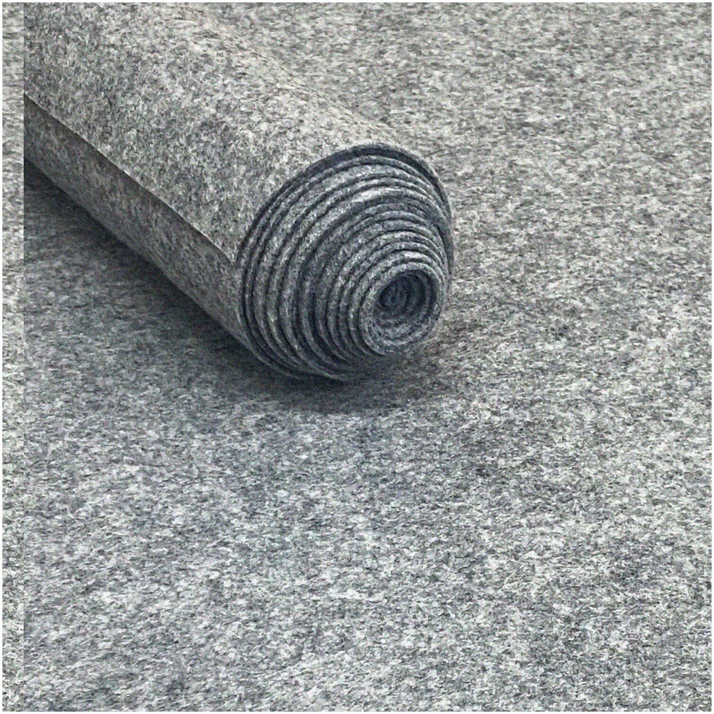 Heather Grey Felt Fabric 2 Yards 72" x 72"