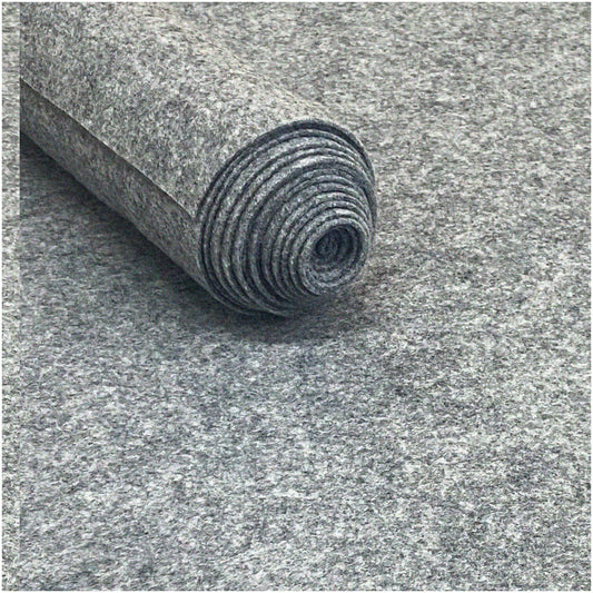 Heather Grey Felt Fabric 2 Yards 72" x 72"