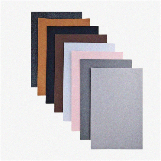 2mm Thick Felt Sheets 8x12 Grey Brown