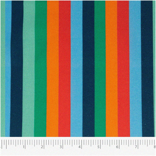 CottonCraft Monster Stripe Fabric 44 Inches Wide