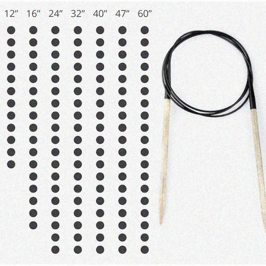 Ocean Breeze Circular Knitting Needles 32" Size 11