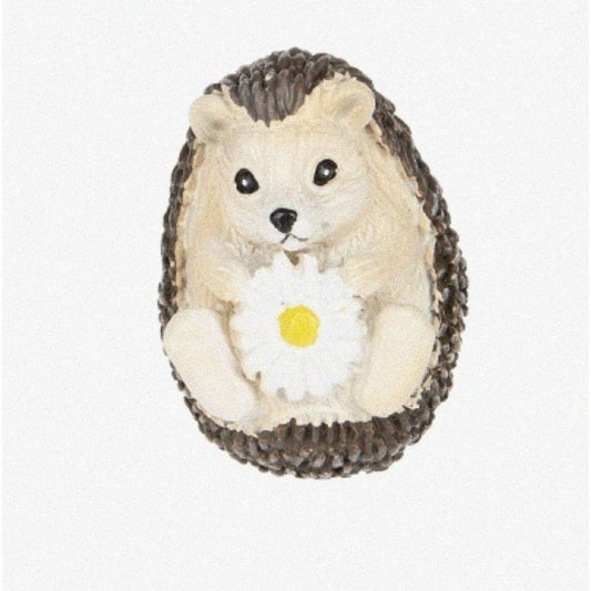 Hedgehog Charm Card with Detachable Keychain