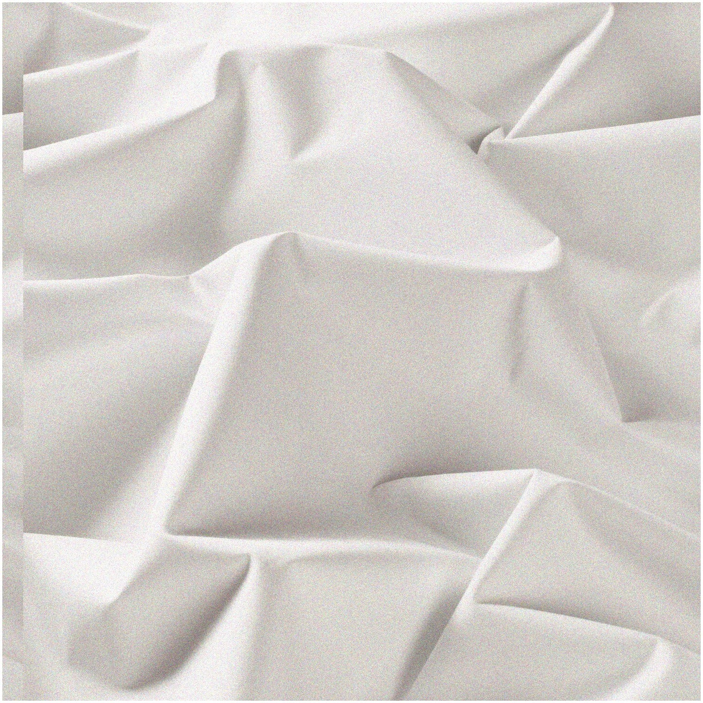 White Cotton Fabric 5 Yards 44 Inches Wide