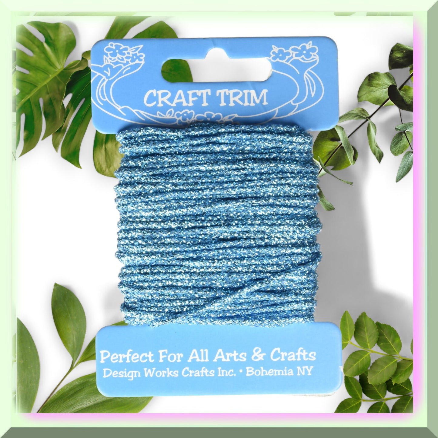 10 Yards Nylon-Mylar Trim for Crafts and Needlepoint