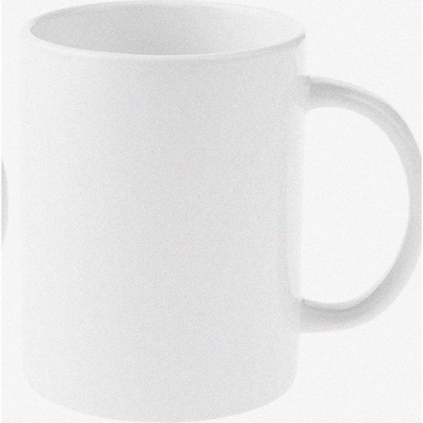 SubliCraft 15 Oz White Ceramic Beveled Mug Set 6