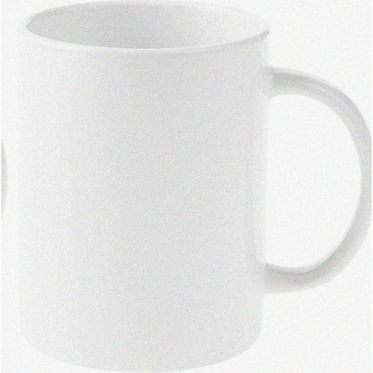 SubliCraft 15 Oz White Ceramic Beveled Mug Set 6