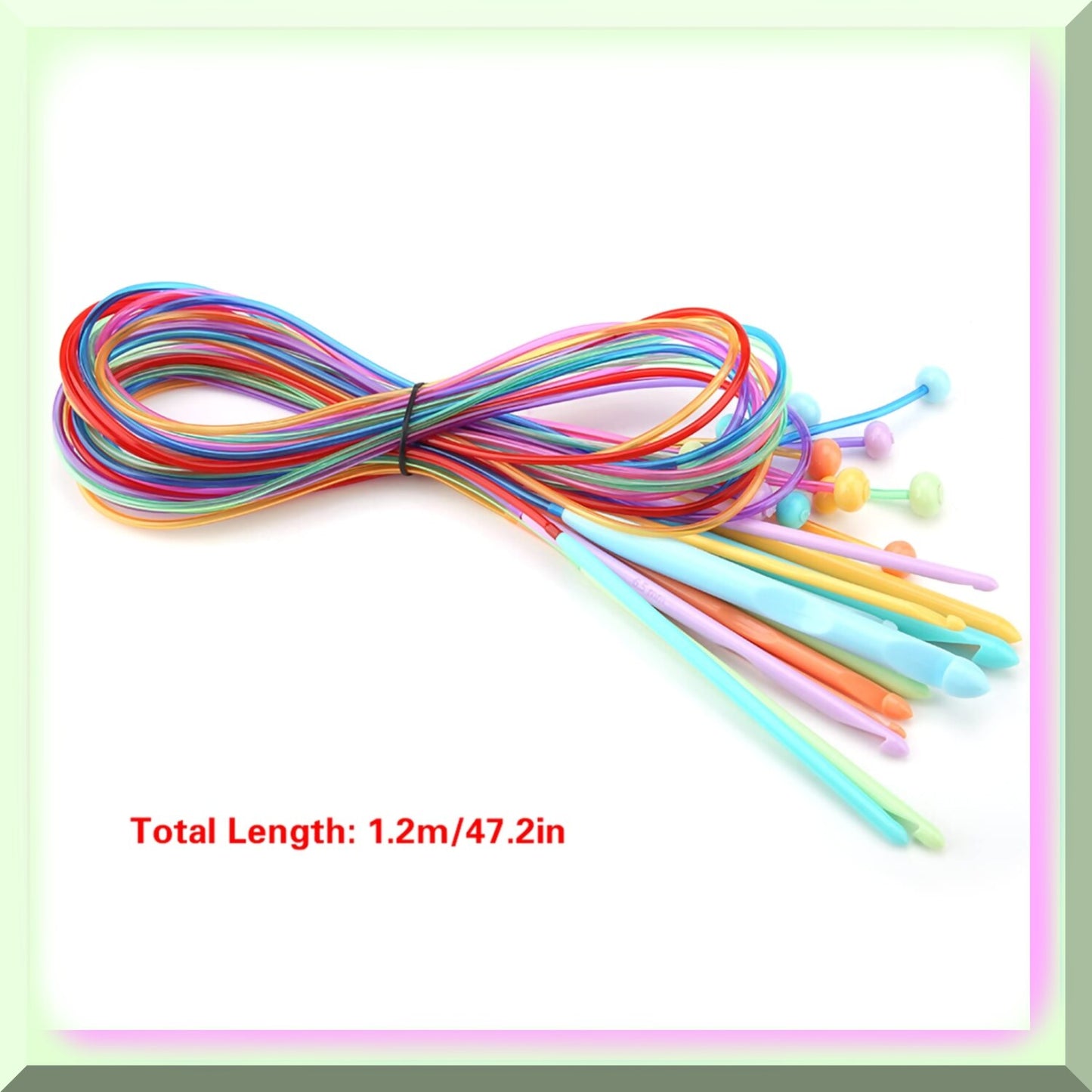 Tunisian Twist Crochet Kit 12pc Set with ABS Hooks