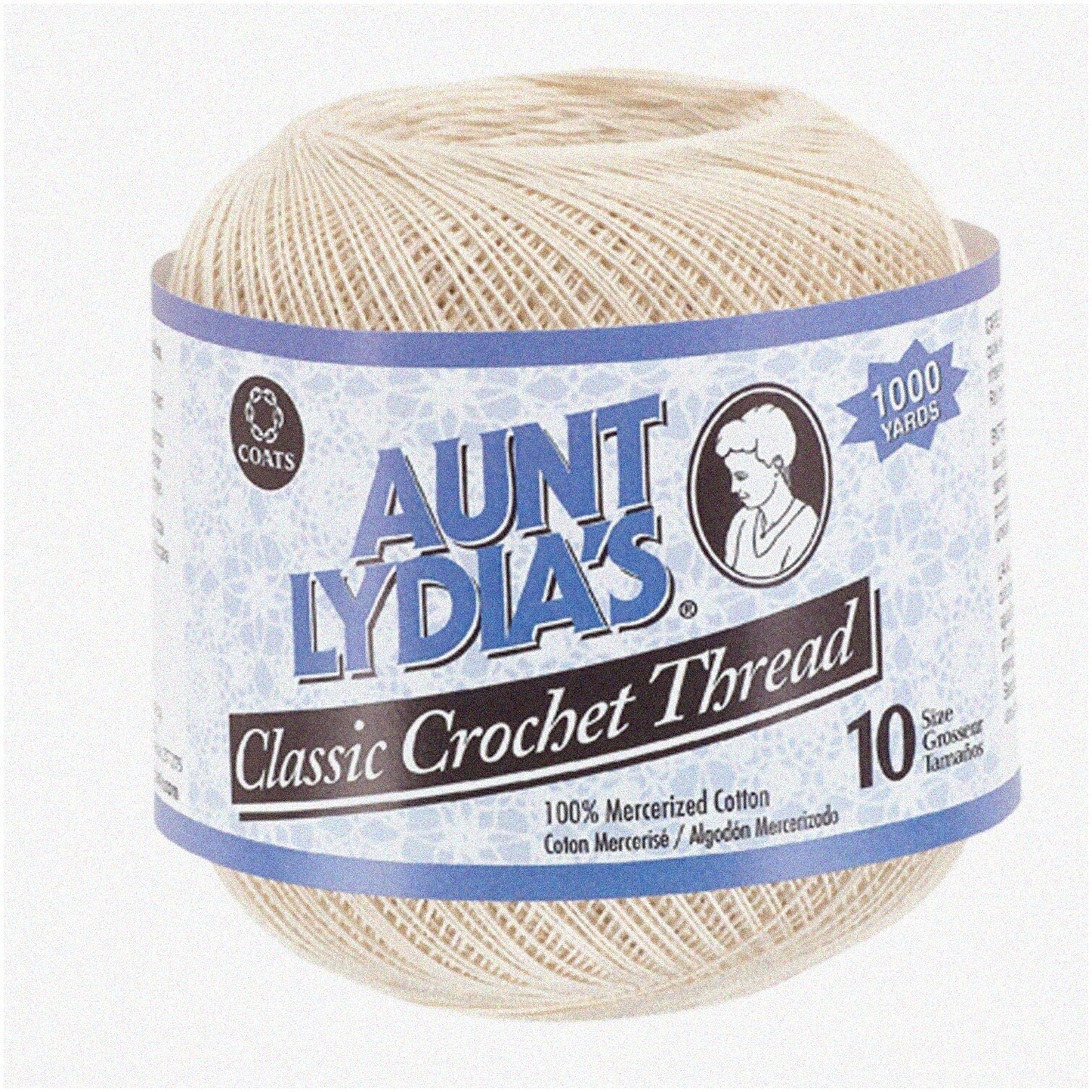 EcoCraft Crochet Cotton Natural 3-Pack Size 10 Thread