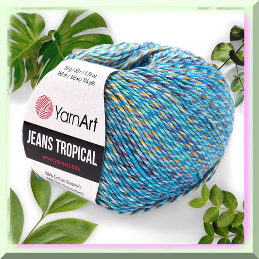 Sporty Threads Cotton and PAC Yarn 50g multicolor