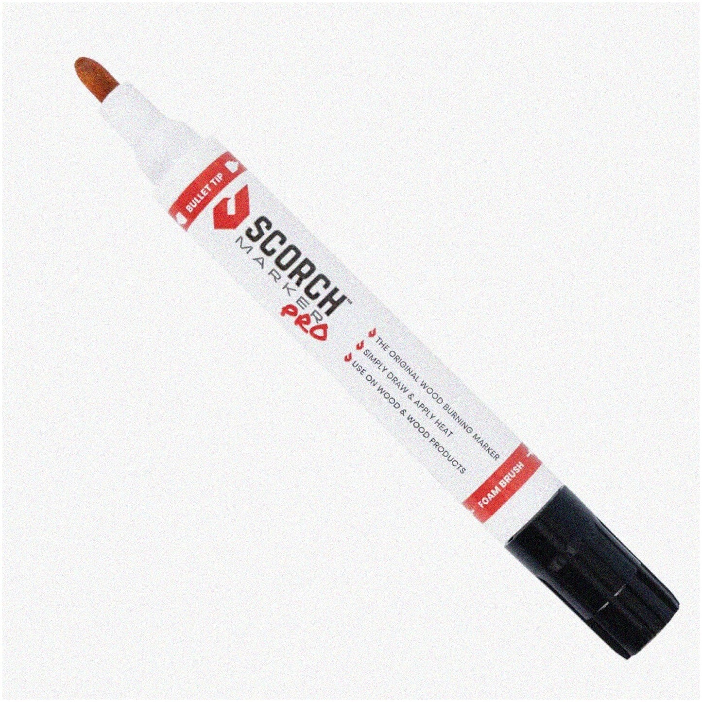 Woodburning Pen Kit with Foam Tip and Brush