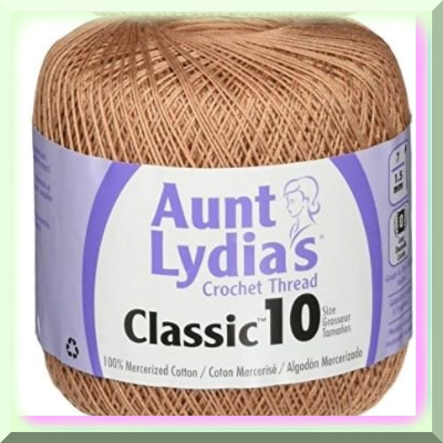 Copper Mist Crochet Thread Size 10 2-Pack