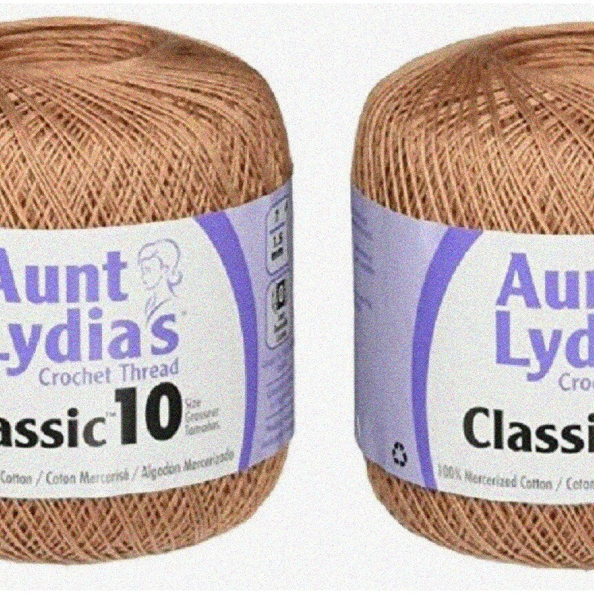 Copper Mist Crochet Thread Size 10 2-Pack