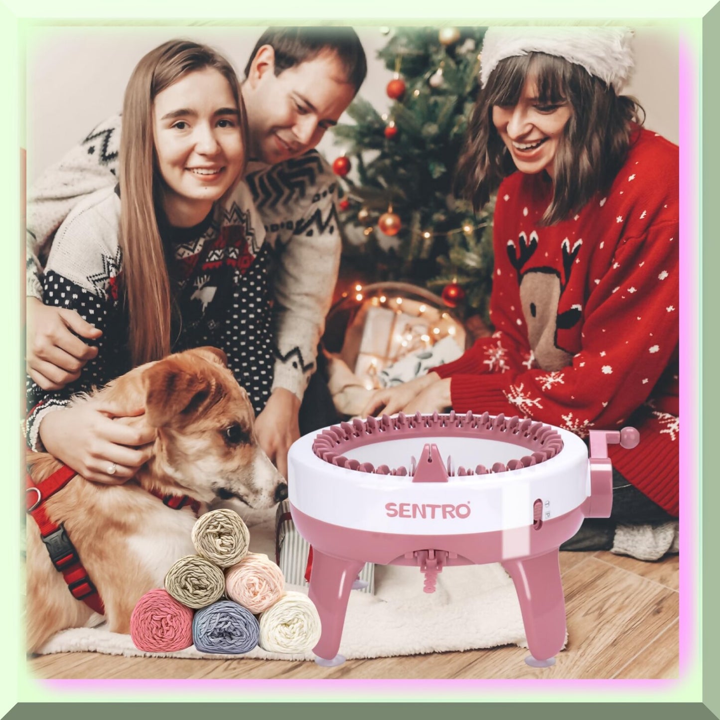 SmartStitch 40 Knitting Machine Kit for Adults & Kids