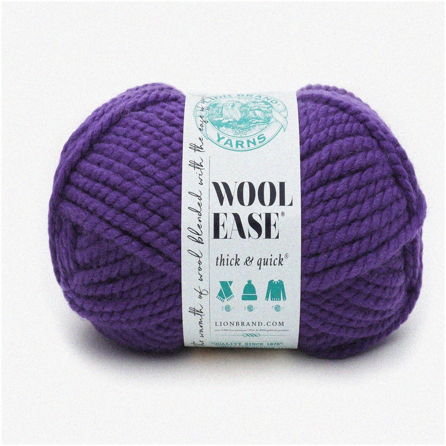 BulkyBlend Wool-Ease Yarn, Iris, 6 oz