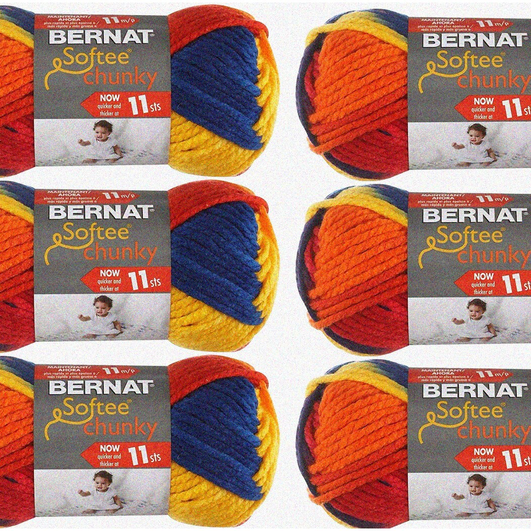 Colorful Kids Crafts Ombre Yarn 6-Pack