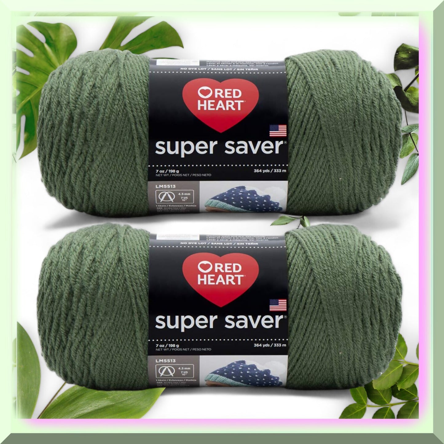 ThymeTastic Duo Medium Weight Acrylic Yarn 7 oz Skein