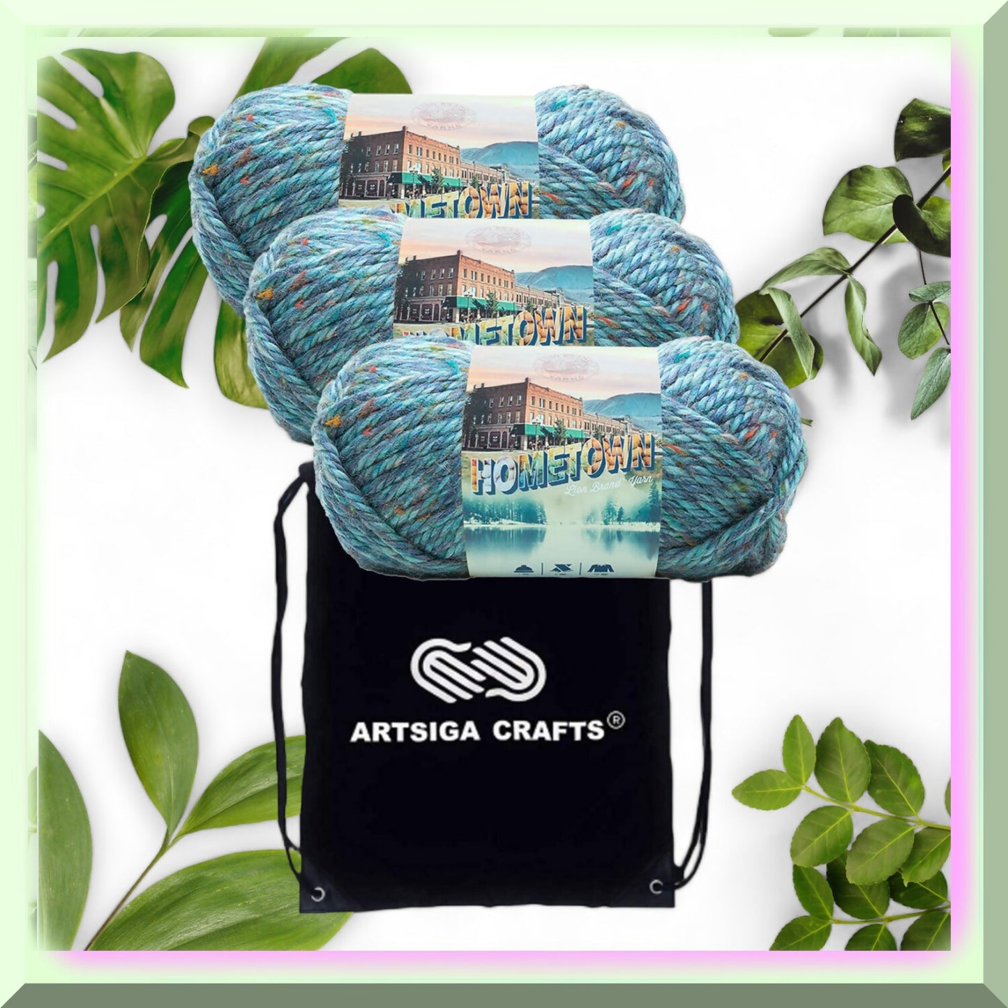 Key Largo Tweed 3-Skein Factory Pack with Project Bag
