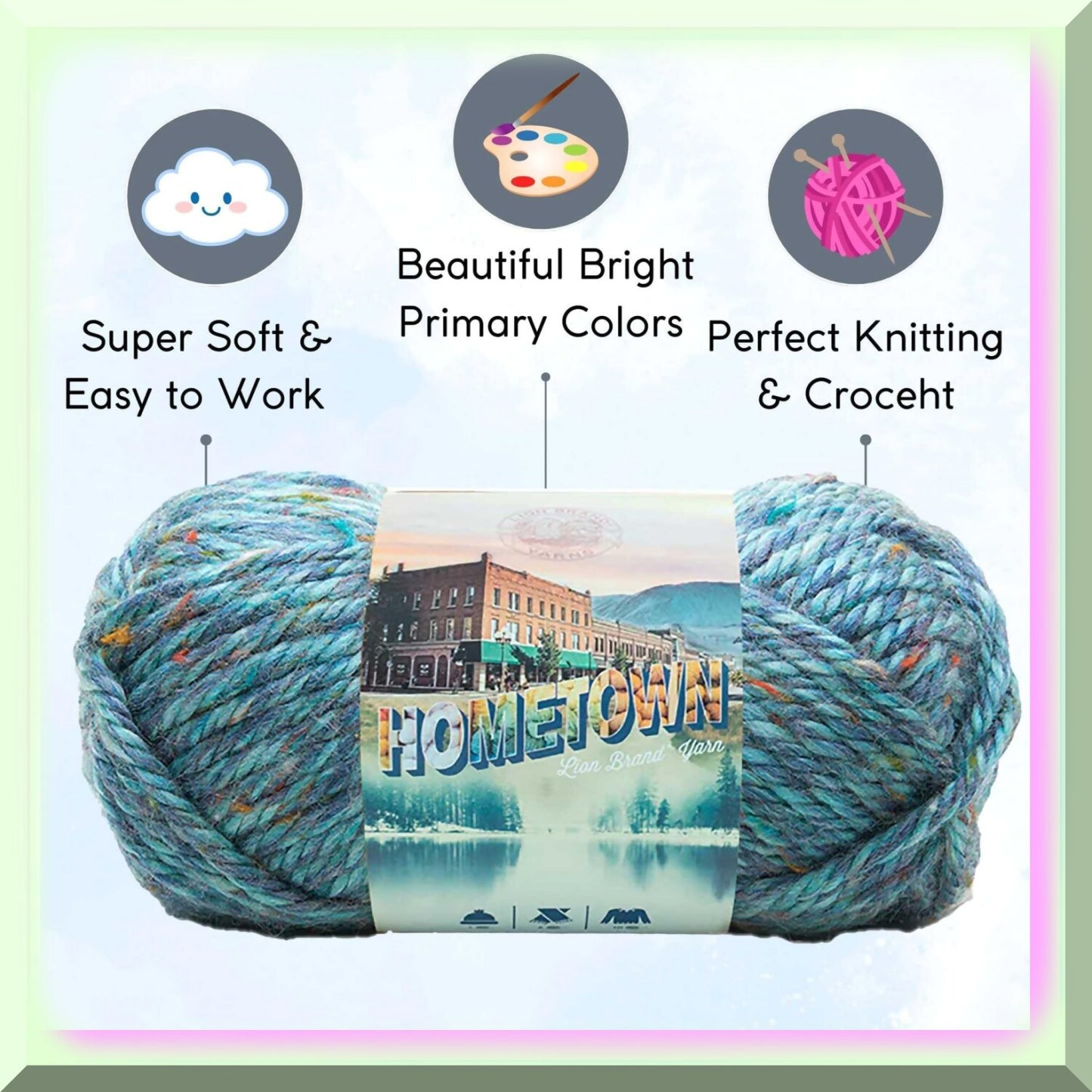Key Largo Tweed 3-Skein Factory Pack with Project Bag