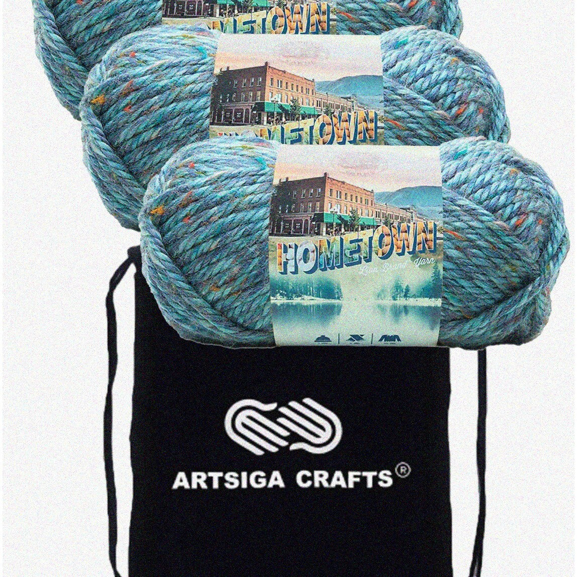 Key Largo Tweed 3-Skein Factory Pack with Project Bag