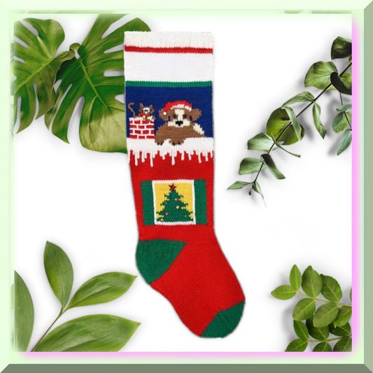 Woofy Knit Kit with Wool Yarn and Embellishments