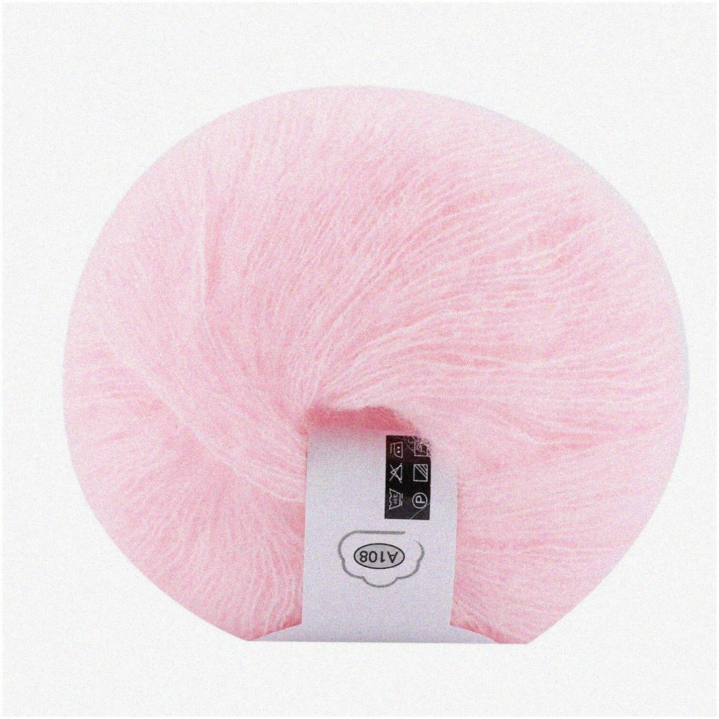 White Wool Yarn for Crocheting and Knitting, 28g