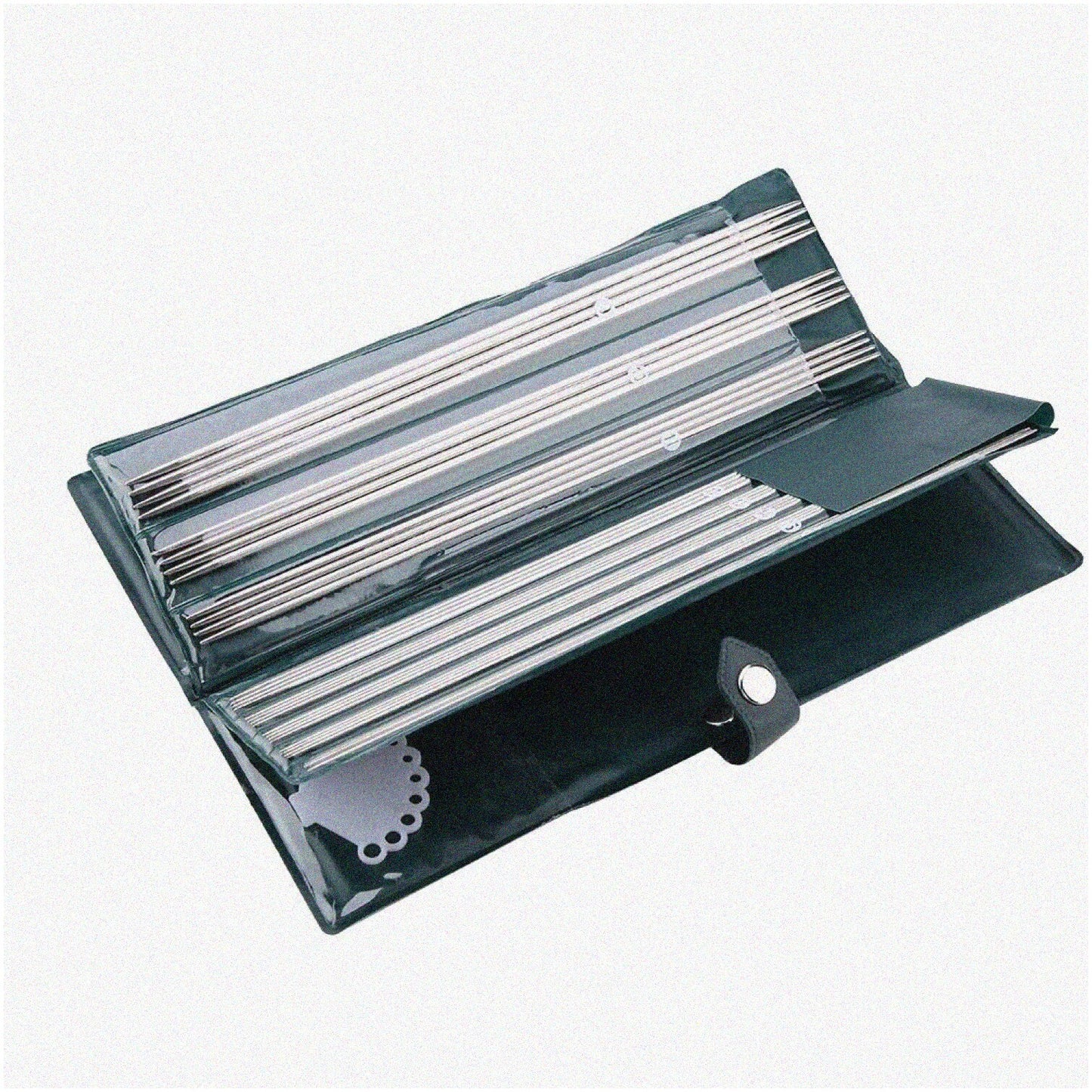 44pcs Stainless Steel Knitting Needle Set 25cm
