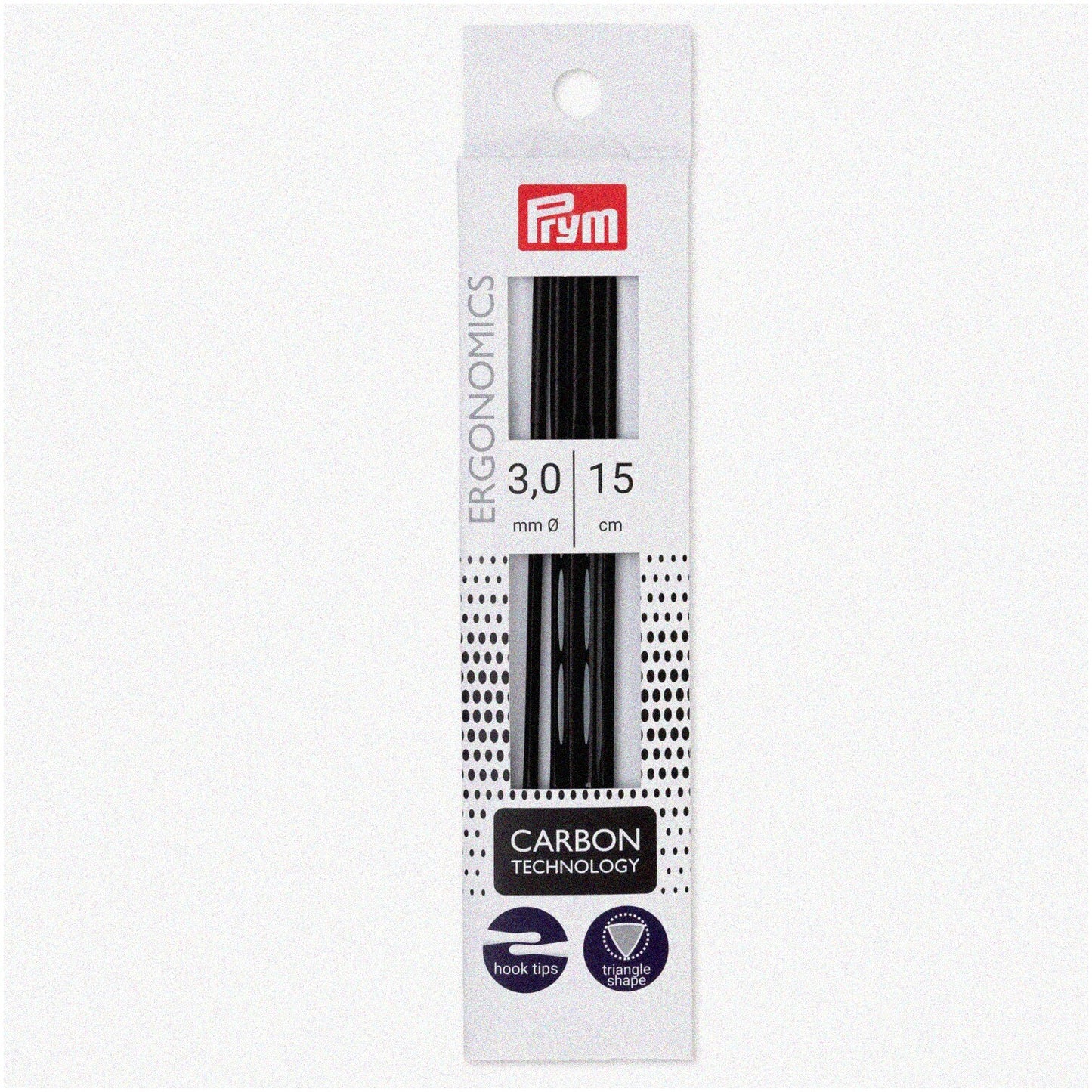 ErgoKnit CarbonFlex 6" DPNs 3mm 5 Pack Black