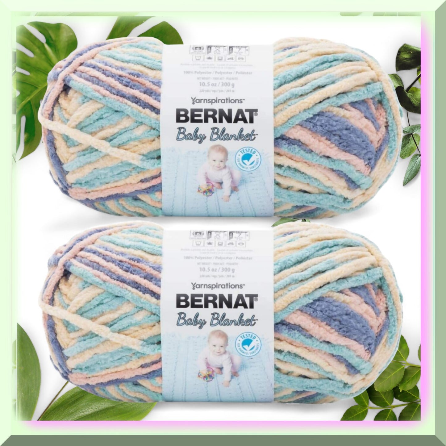 Baby Blanket Big Ball Yarn 2-Pack
