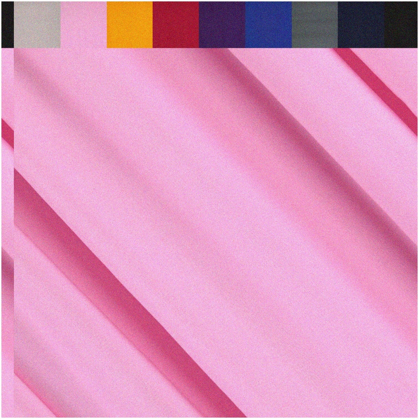 StretchEase Pink 2-Yard Polyester Spandex Fabric
