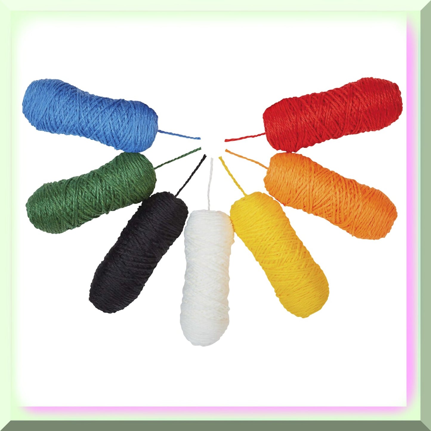 Vibrant 3 Ply Acrylic Yarn Skeins 8 oz